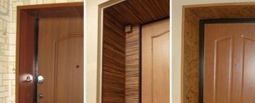 Do-it-yourself installation of door slopes: installation and finishing with panels Slopes for interior doors